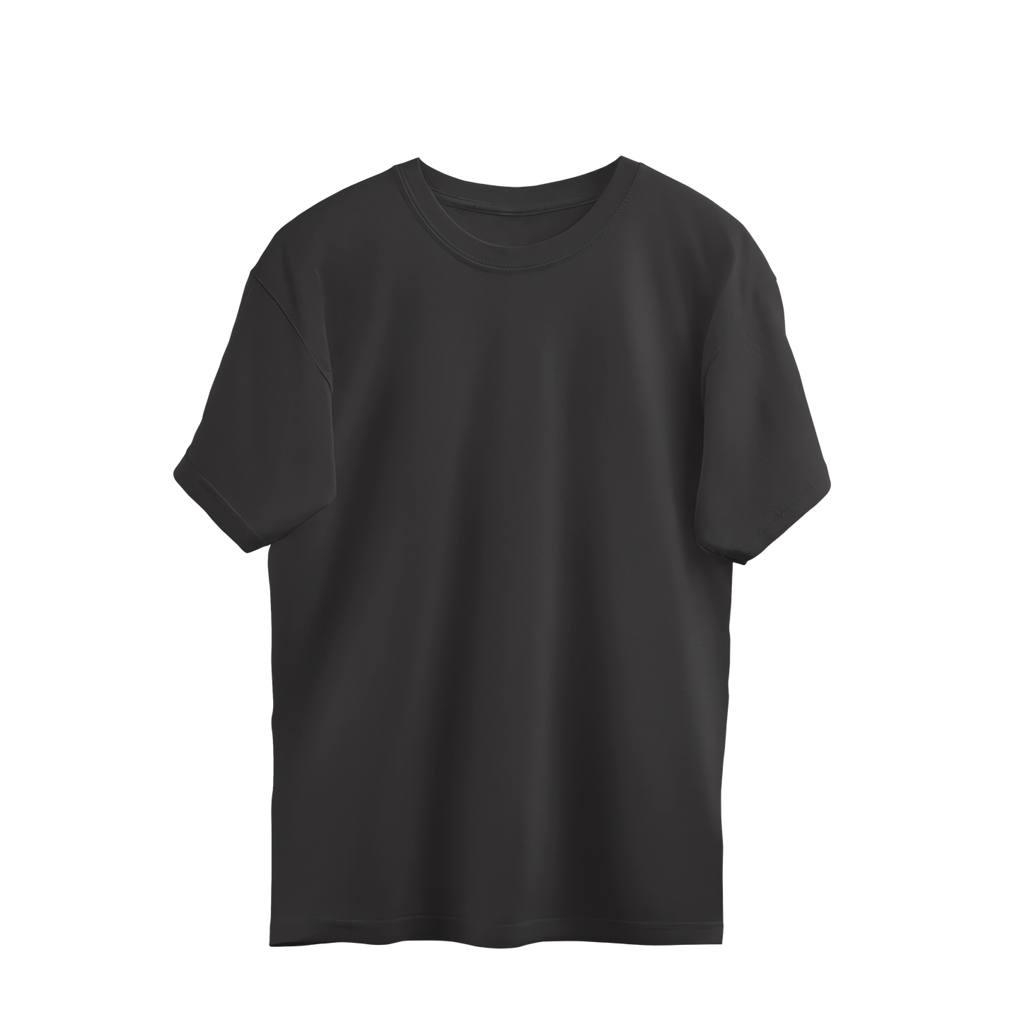 BeBop Solids Black Oversized T-shirt