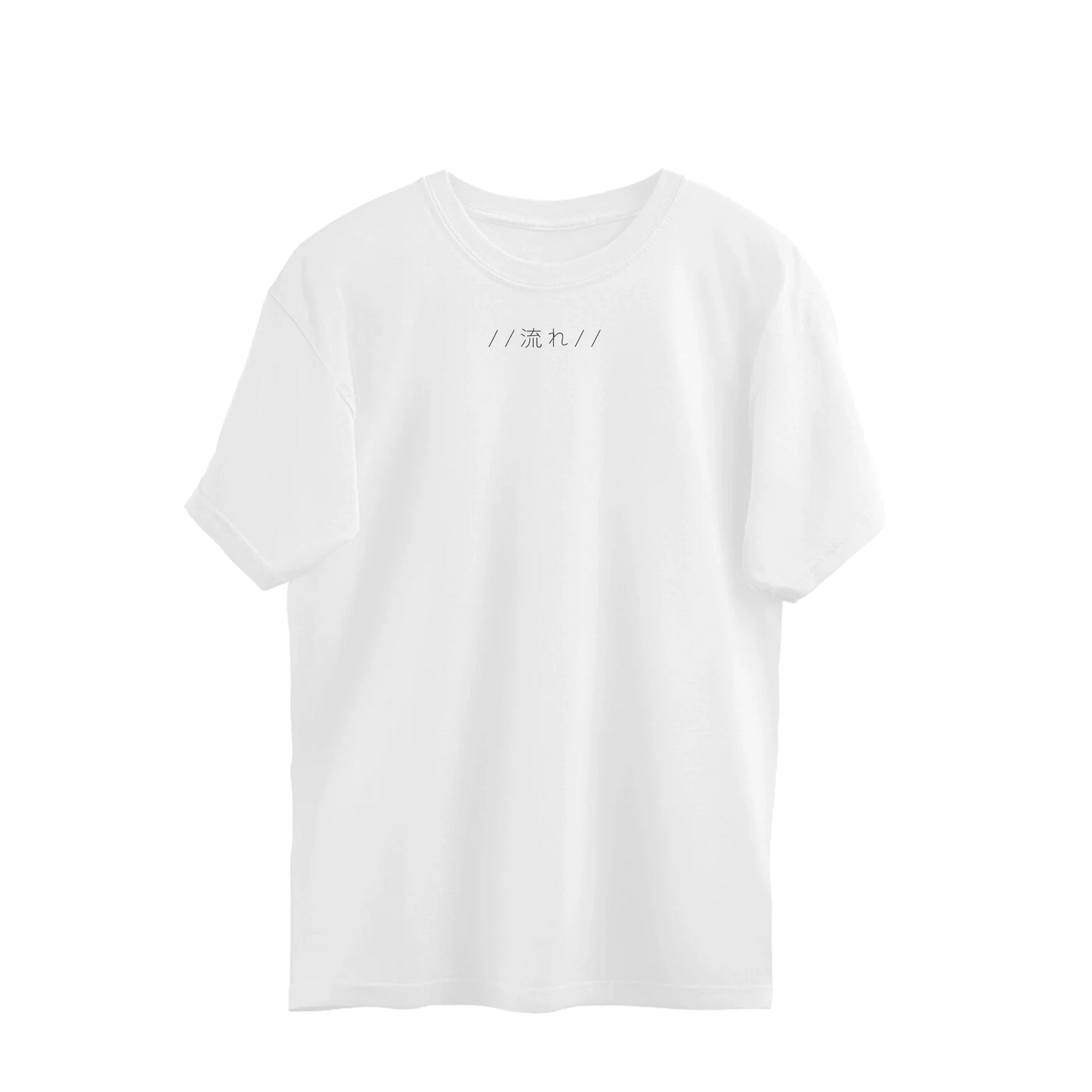 BeBop //Flow// White Oversized T shirt