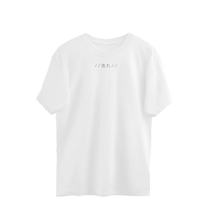 BeBop //Flow// White Oversized T shirt