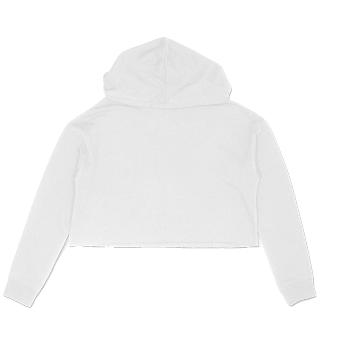 Plain white cropped hoodie hotsell